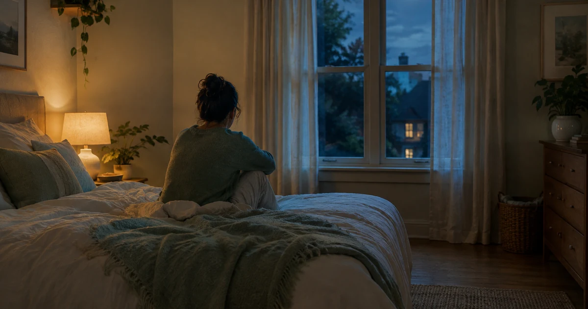 Nighttime Anxiety: Why It Happens & 6 Ways to Calm Down in Bed