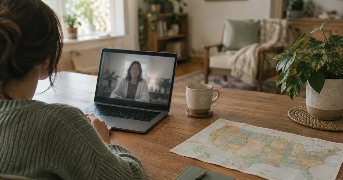 Online Therapy by State: How Licensing Works & How to Verify a Therapist